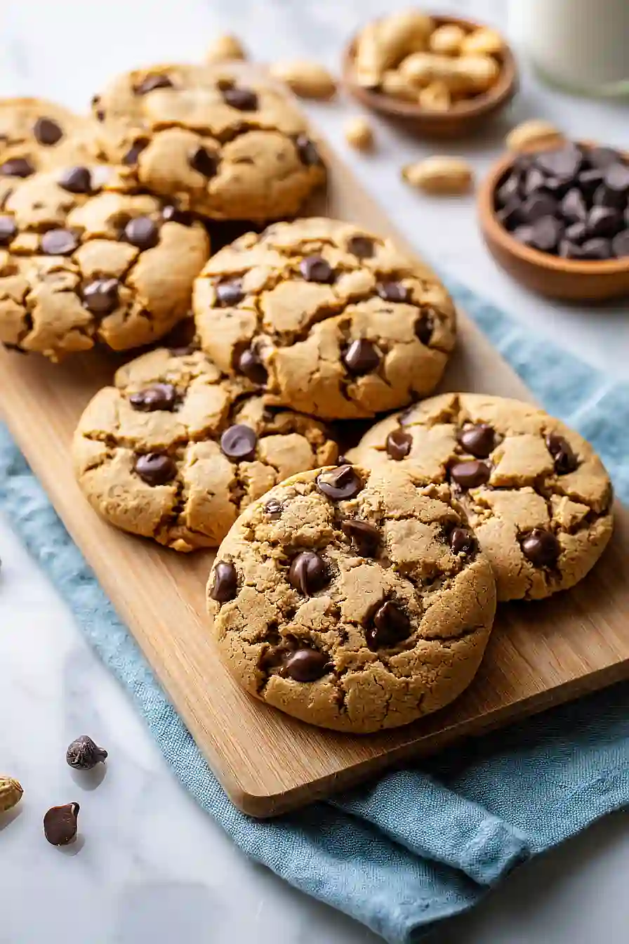 peanut butter chocolate chip cookies