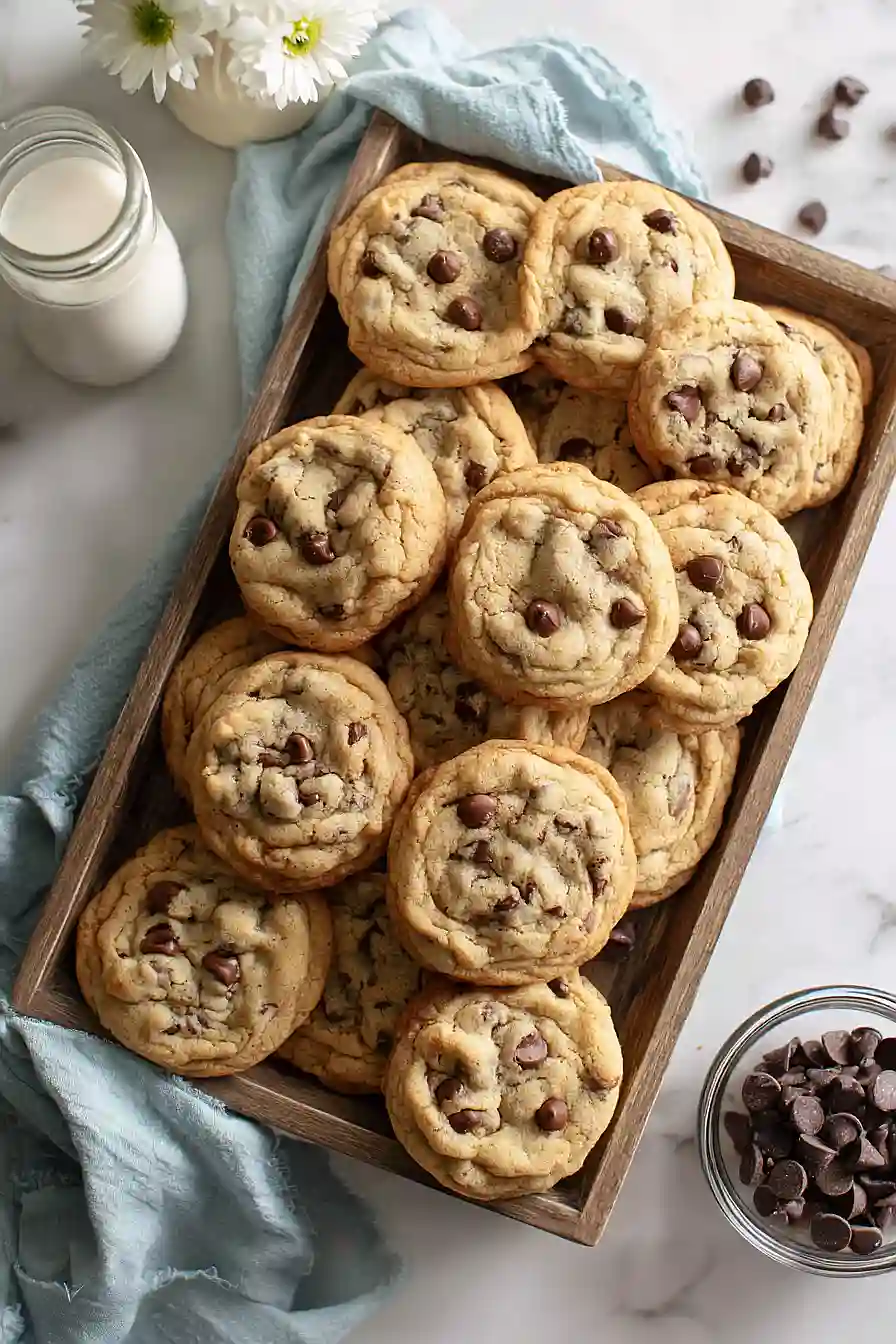 large batch chocolate chip cookies