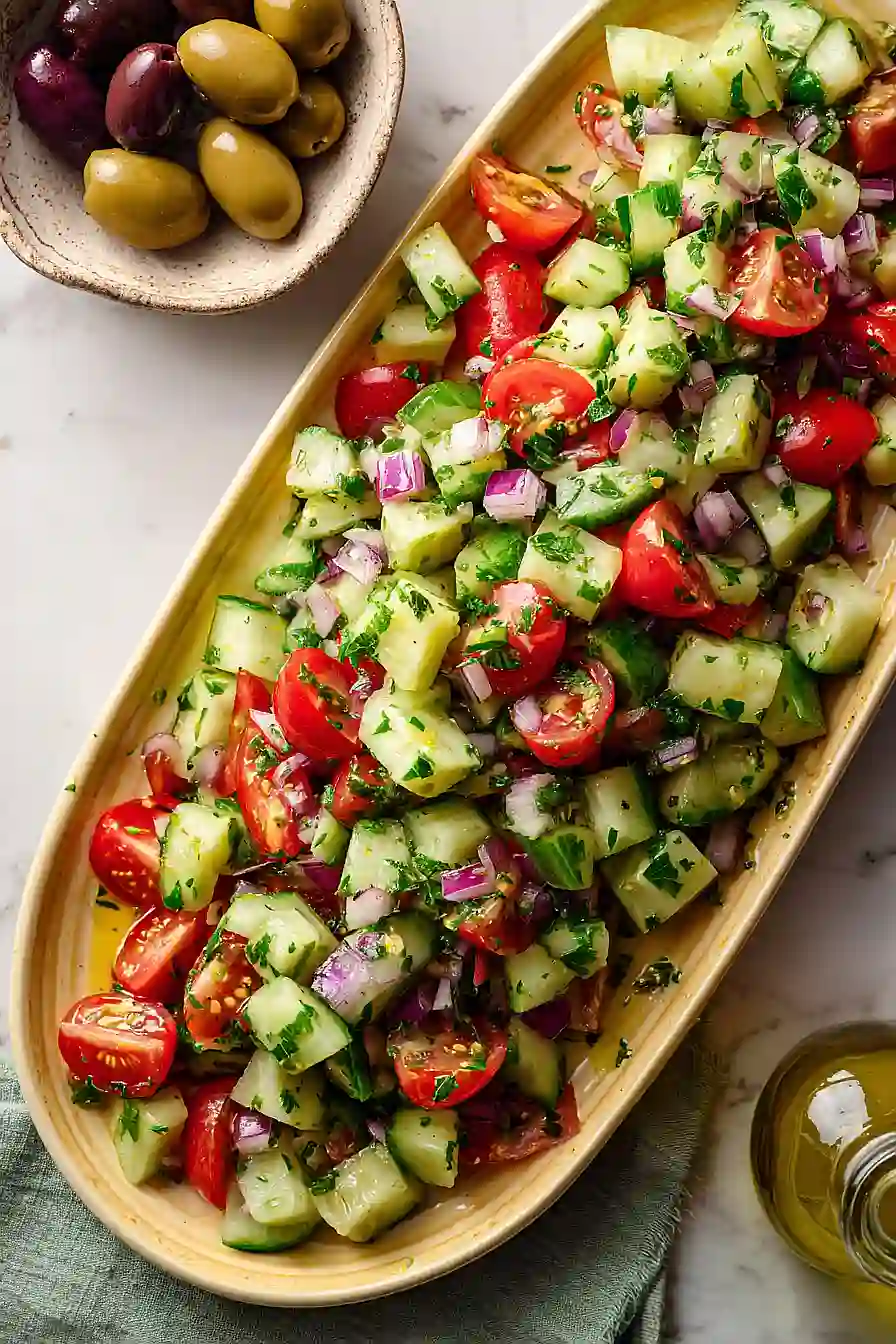 mediterranean cucumber salad