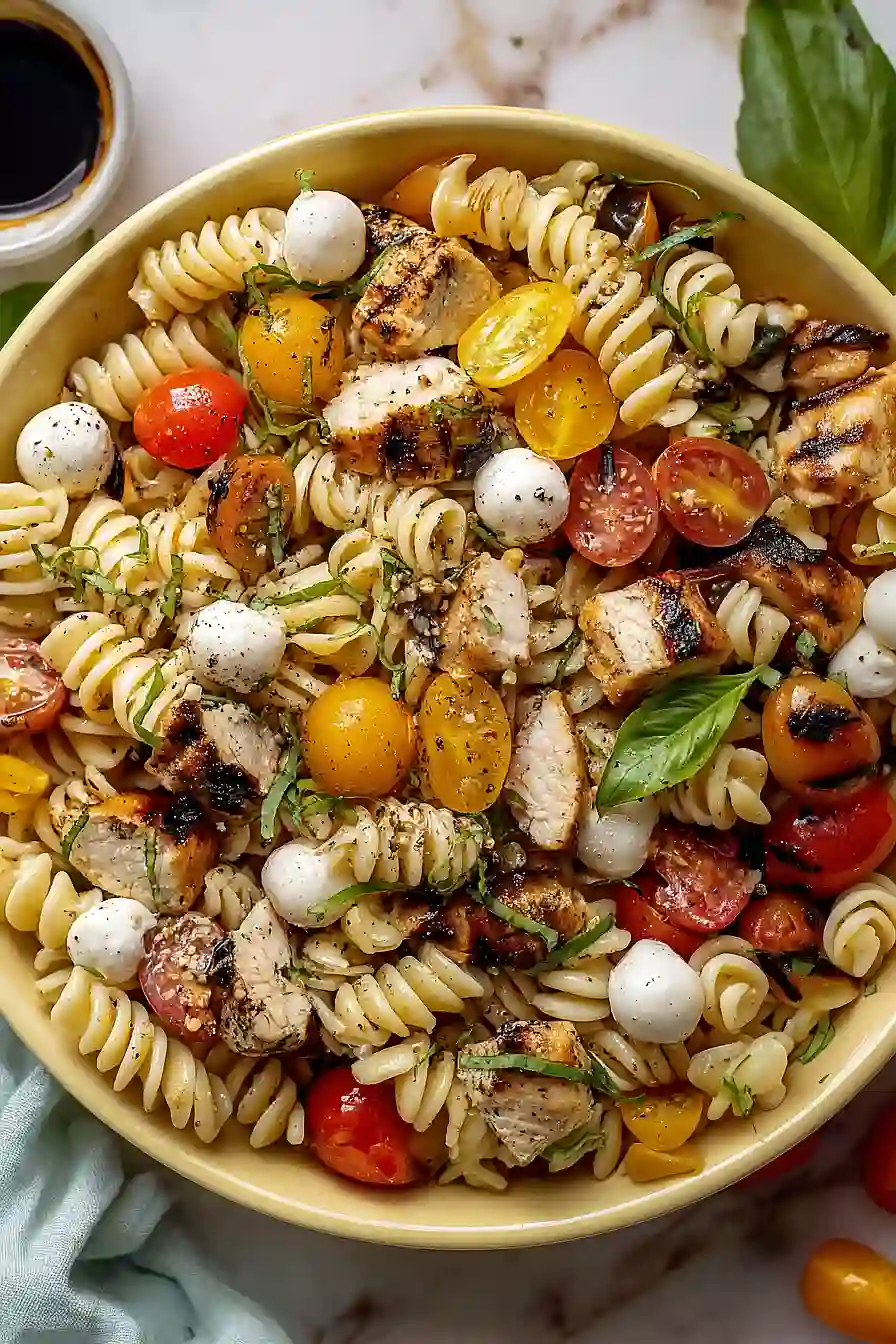 grilled chicken pasta salad