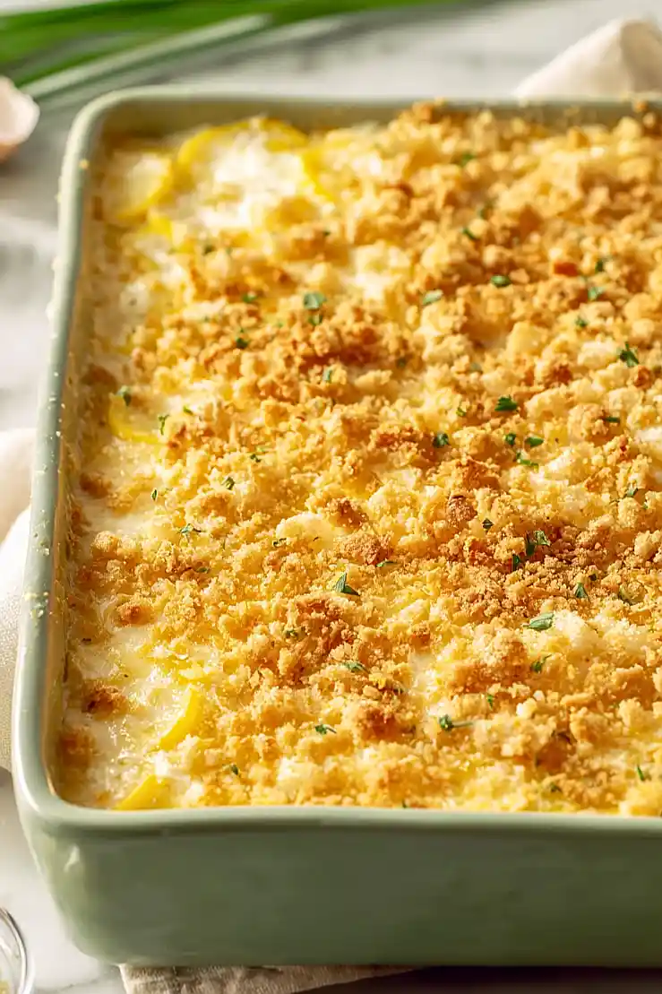 yellow squash with cream cheese