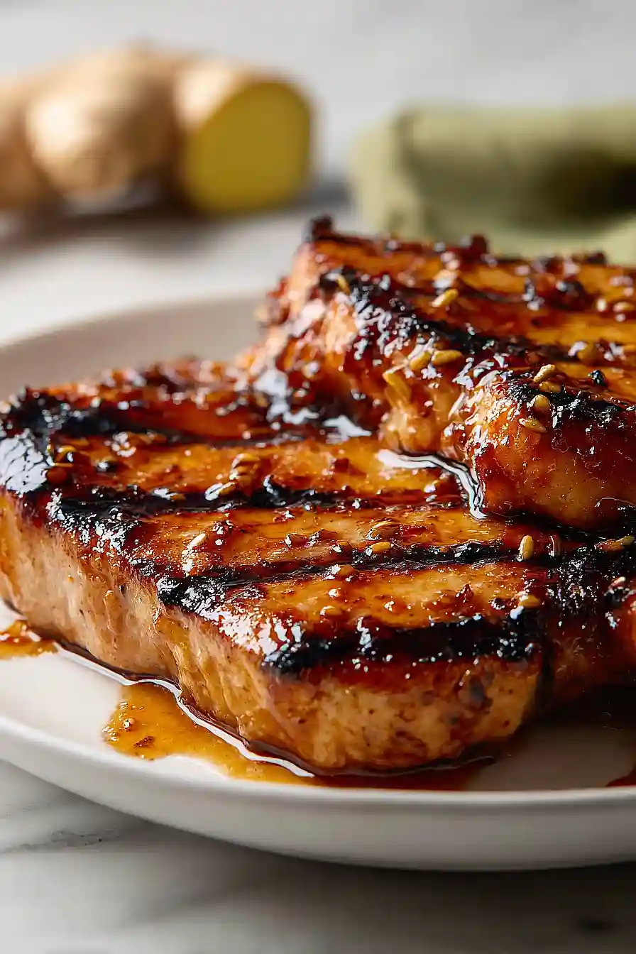 honey ginger pork chop marinade