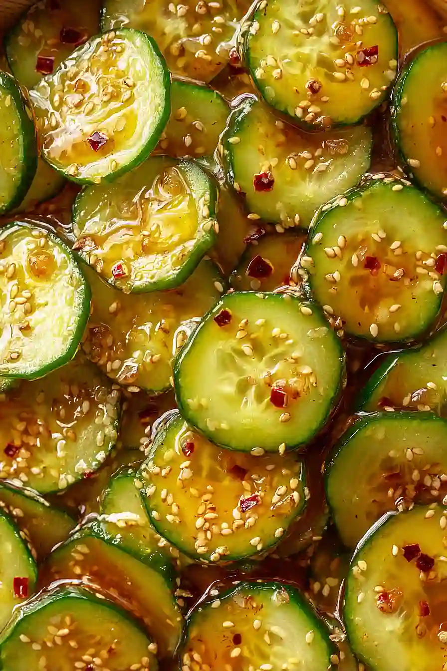 honey cucumber salad