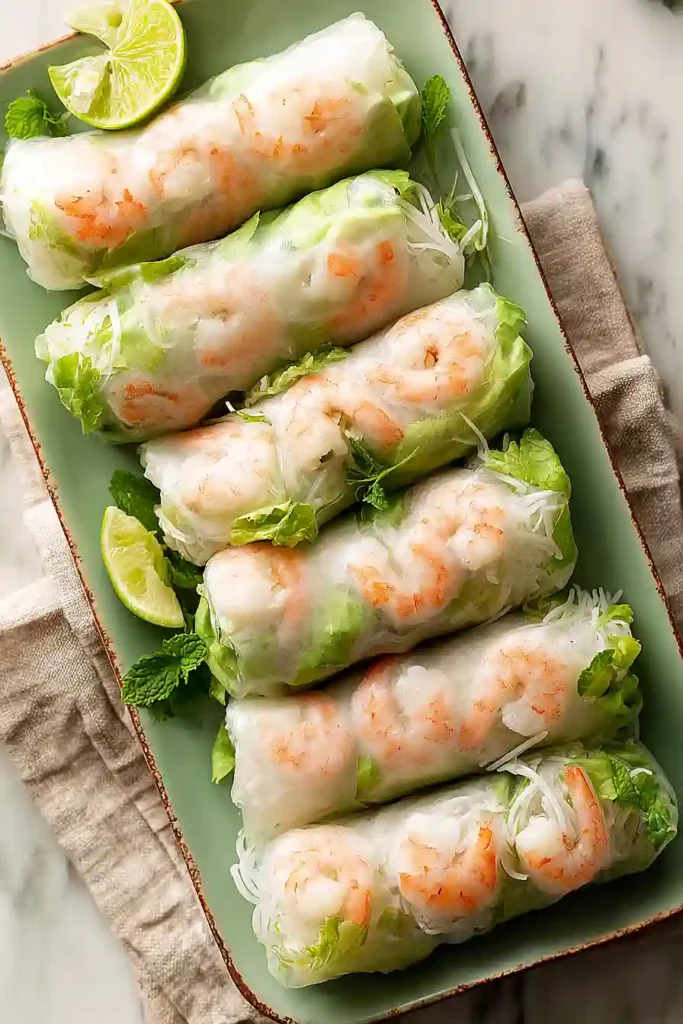 vietnamese salad rolls with shrimp