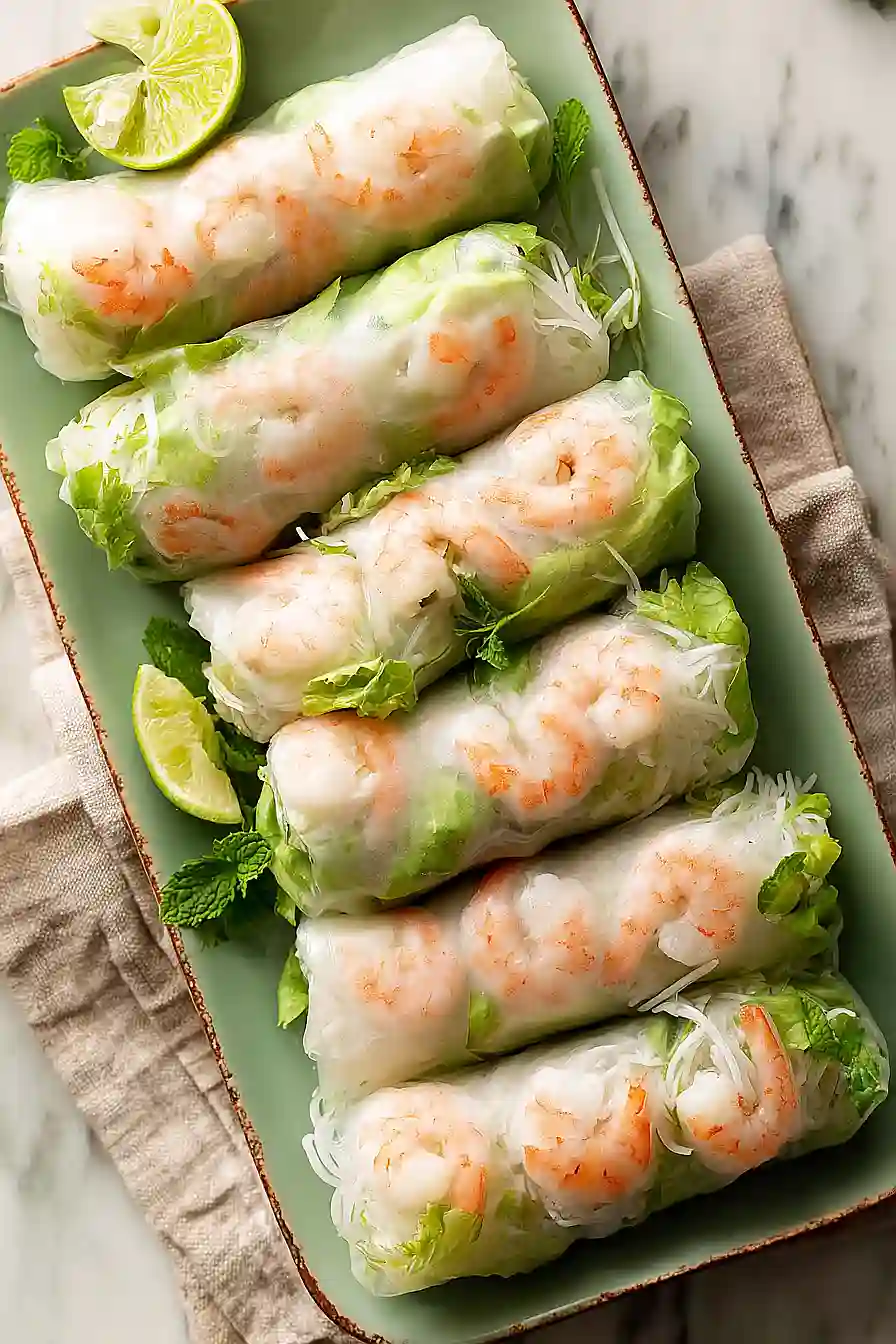 vietnamese salad rolls with shrimp