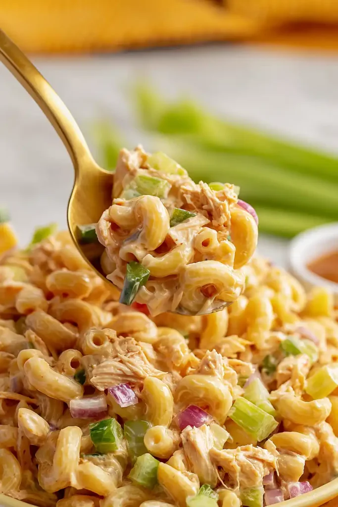 bbq chicken pasta salad