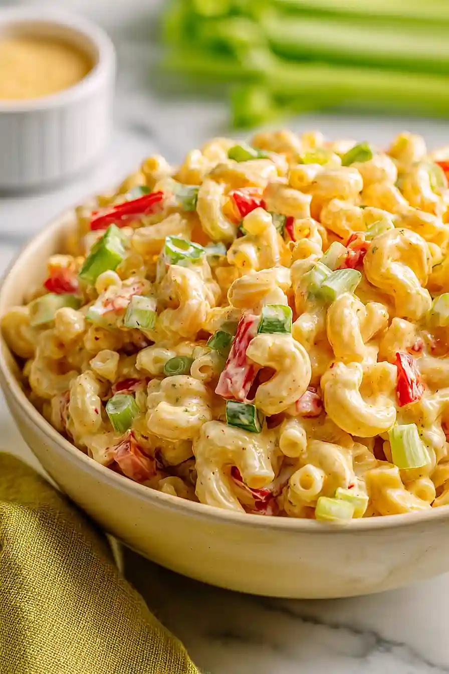 honey mustard pasta salad