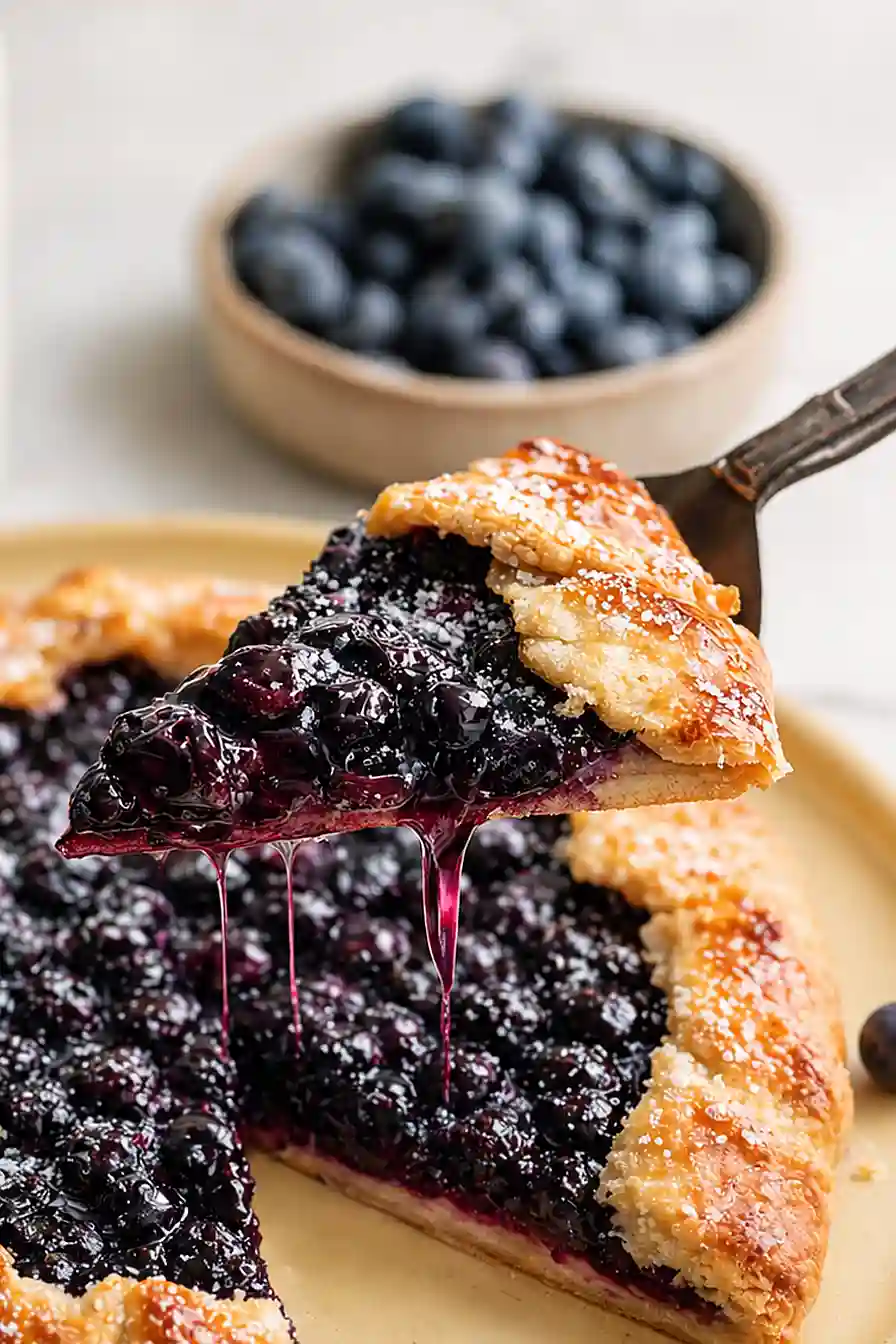blueberry galette