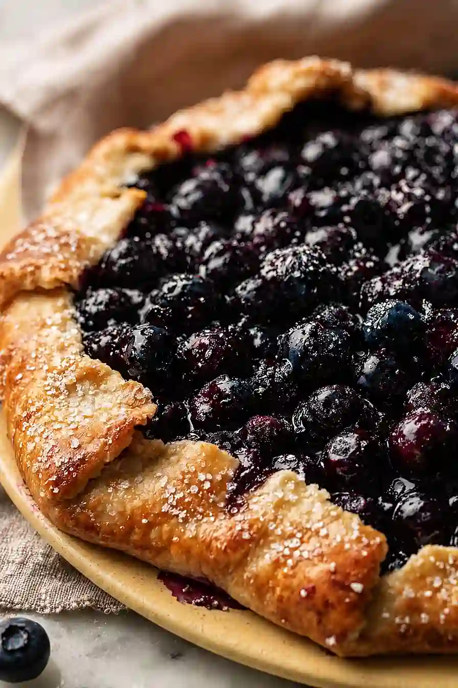 blueberry galette